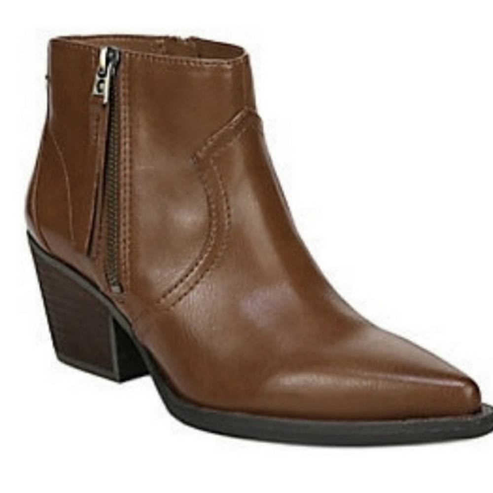 Circus Sam Edleman Whistler Cognac Brown Boots Booties Size 8